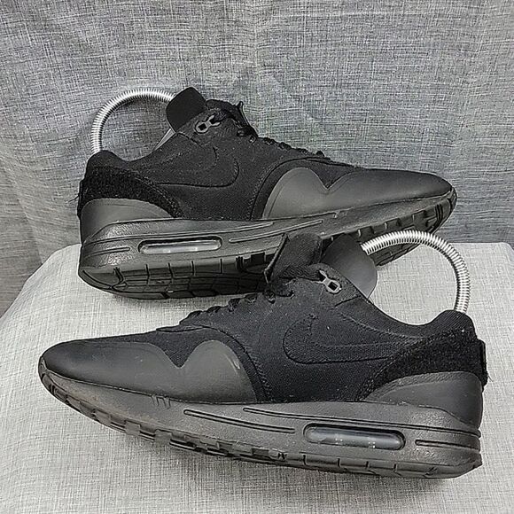 Nike Air Max 1 SP Patches Black Men\'s 9.5 2014 Triple USA canvas one 704901-001 main image 5